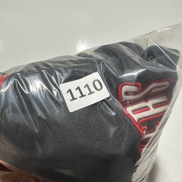 Adidas Trail Blazers Full Zip Hooded Jacket Men Large Red Black Vintage Y2K - Picture 8 of 8